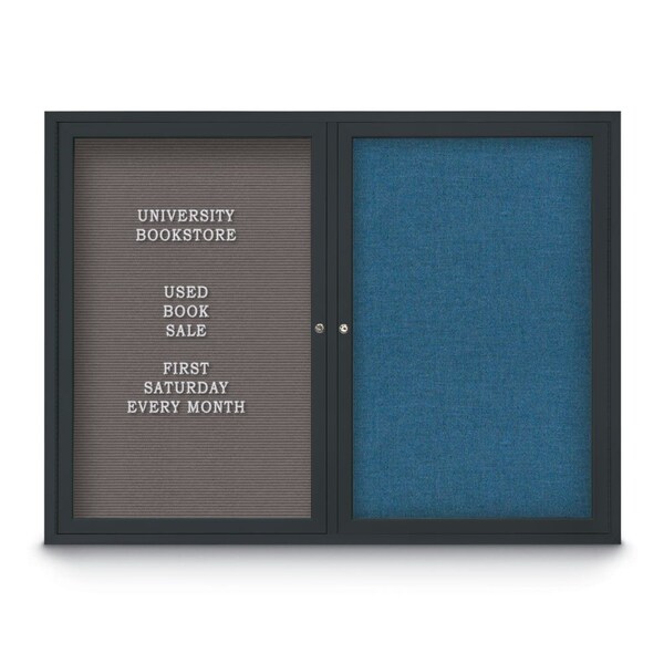 Corkboard, Buff/Black, 18" X 24"